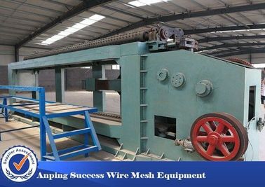 3300mm Galvanized Wire Cage Welding Machine Warna Abu-abu Untuk Tenun Besar Wire Mesh