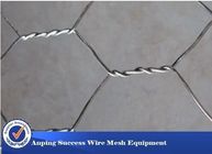 Pelapisan Seng Tinggi Gabion Wire Mesh Panel Simple Construction Hexagonal Hole Shape
