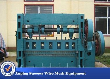 3KW Aluminium Sheet Metal Perforating Machine, Mesin Bubut Logam yang Diperluas Warna Biru